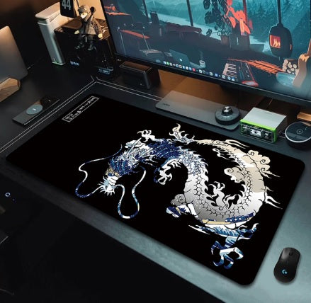 Gaming Desk Pad - Koi Fish Taichi Themes - xxl