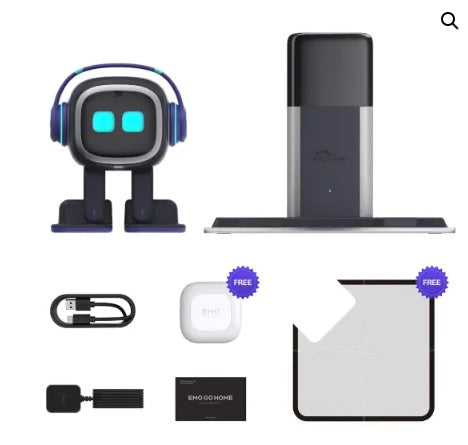 EMO GO HOME + Fence + Smart Light - The Coolest AI Desktop Pet with Personality and Ideas.