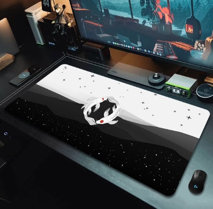 Gaming Desk Pad - Koi Fish Taichi Themes - xxl