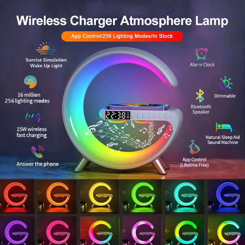 2023 New Intelligent G Shaped LED Lamp Charger