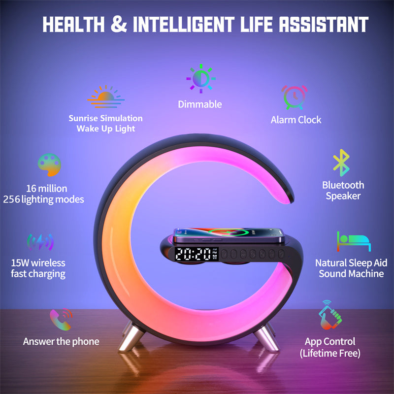 2023 New Intelligent G Shaped LED Lamp Charger