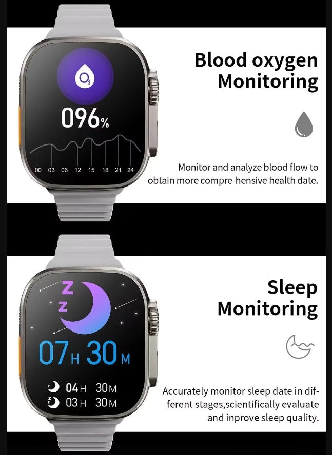 Ultra 8 Pro Smart Watch - 49mm AMOLED Screen