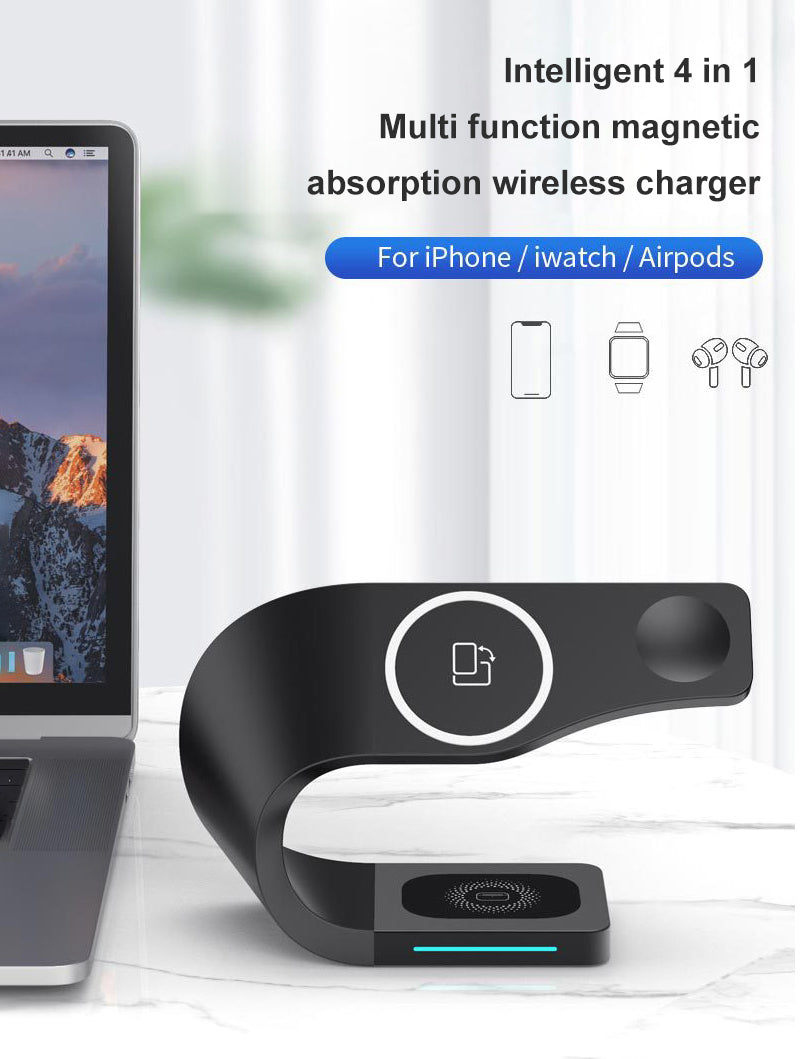 3 in 1 Magnetic Charger for iphone - airpods - apple watch