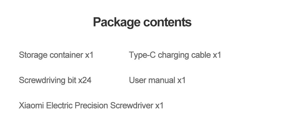 Xiaomi Mijia Electrical Precision Screwdriver Kit