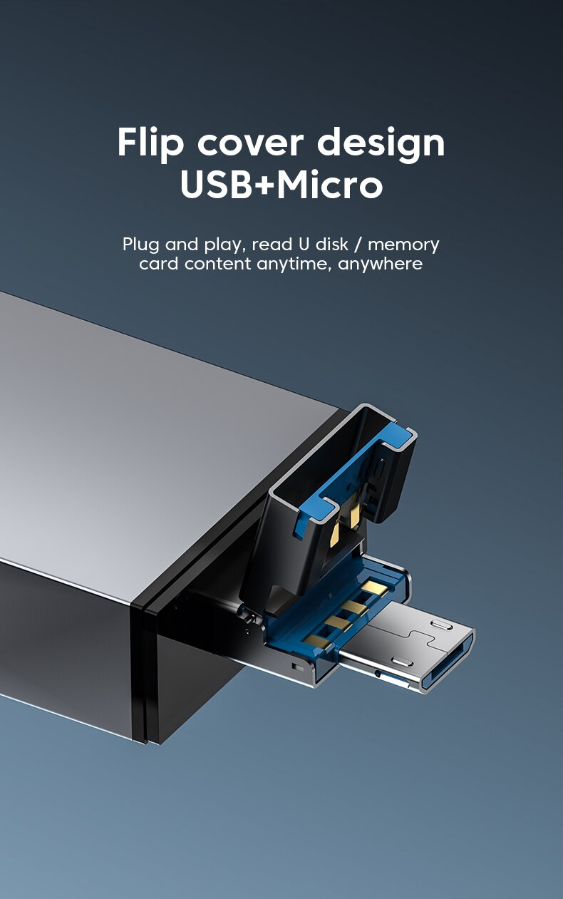 USB 3.0 7 in 1 Multi-Function Card Reader