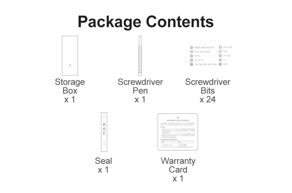 Xiaomi Mijia Electrical Precision Screwdriver Kit