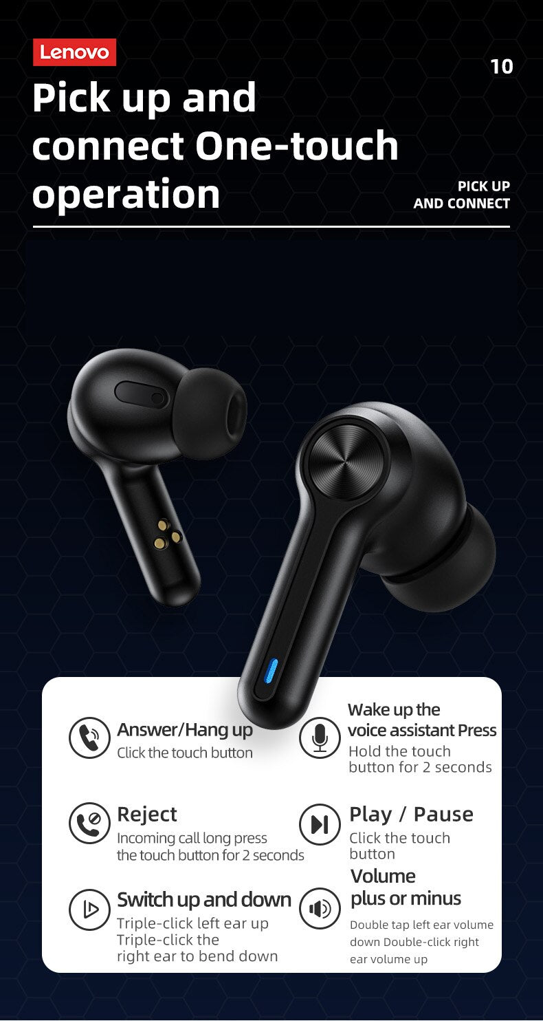 Lenovo LP3 Pro Earphones TWS Bluetooth 5.0