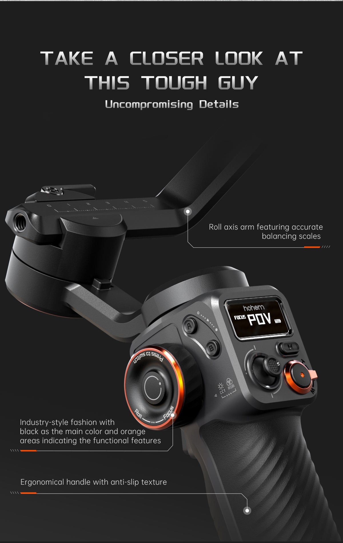 Hohem iSteady M6-Handheld Gimbal-AI 2023