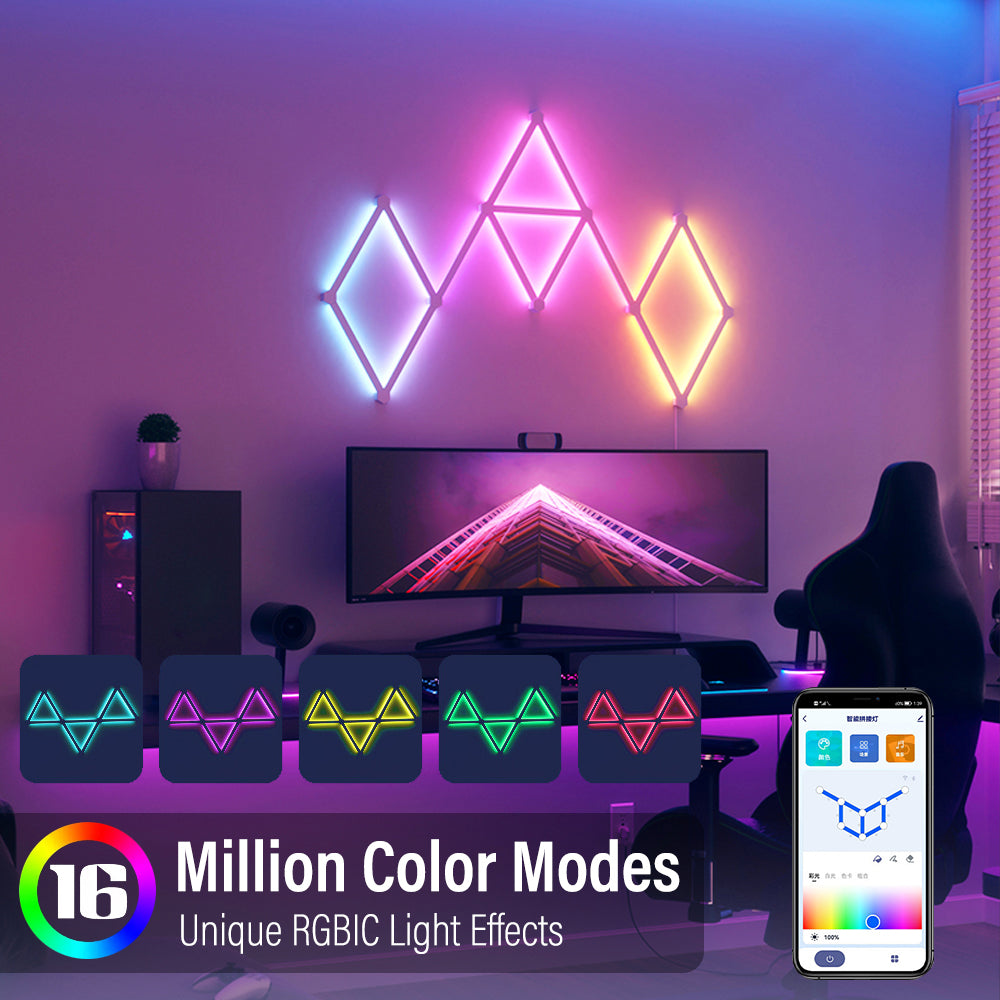 16 million color WIFI-Smart Wall RGBIC Light Bar