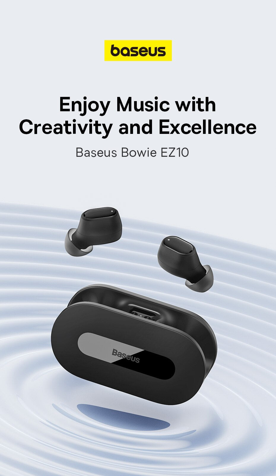 Baseus Bowie EZ10 TWS Earpbuds Bluetooth 5.3