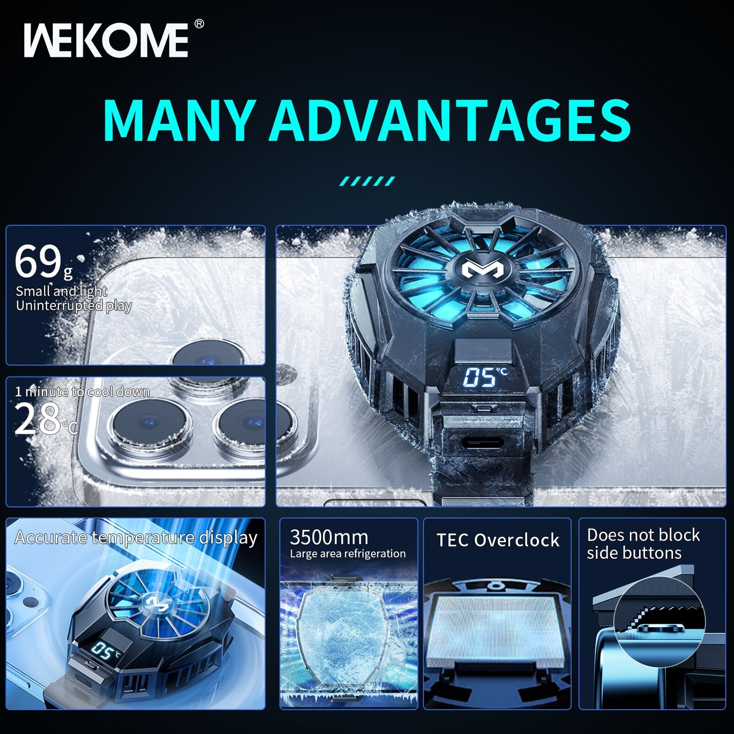 WEKOME mobile cooling fan