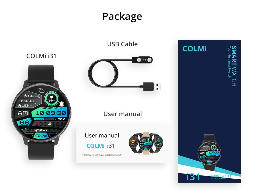 COLMI I31 Unisex Smartwatch