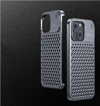 iPhone metal case - cooling - aromatherapy