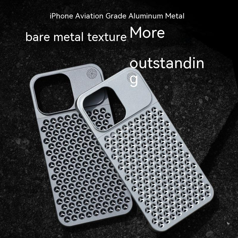 iPhone metal case - cooling - aromatherapy