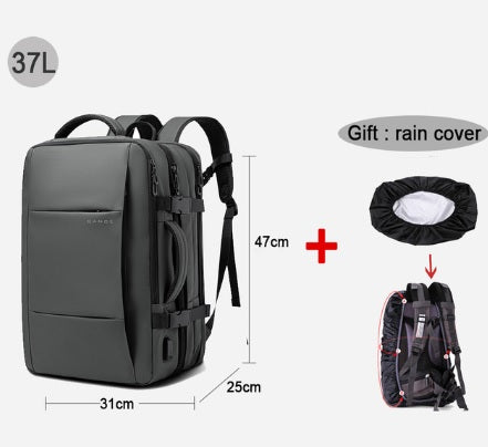 BANGE Travel Business Waterproof Backpack 17.3 Laptop Pocket