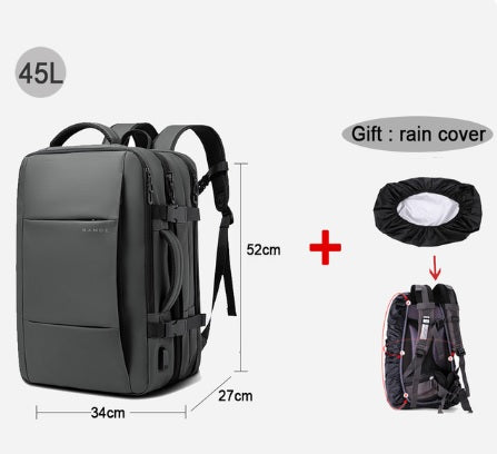 BANGE Travel Business Waterproof Backpack 17.3 Laptop Pocket