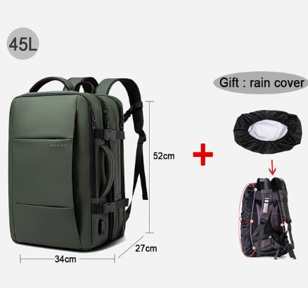 BANGE Travel Business Waterproof Backpack 17.3 Laptop Pocket