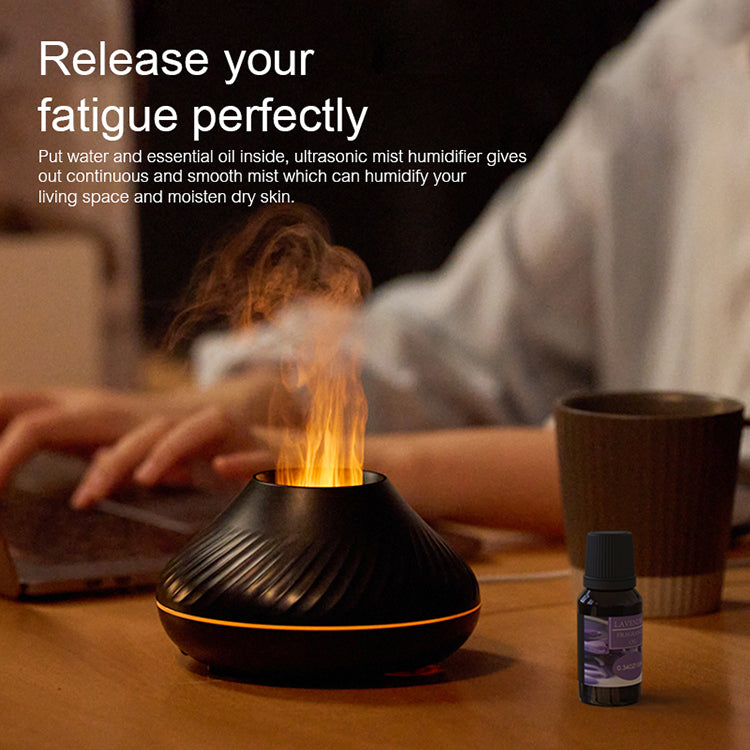 Flame Humidifier-Aroma Diffuser