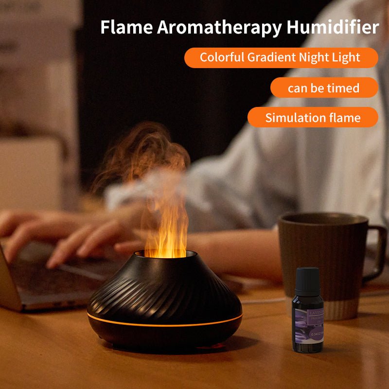 Flame Humidifier-Aroma Diffuser