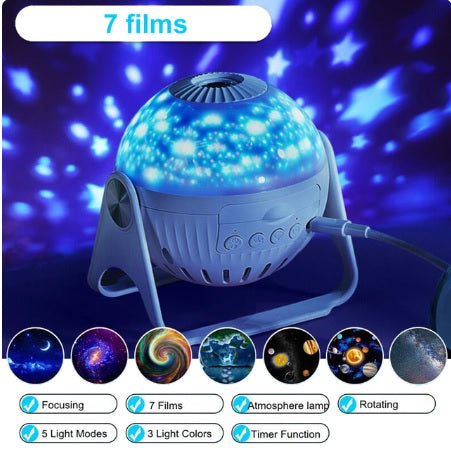 Planetarium Galaxy Night Light Projector 360° Adjustable Star Sky Night Lamp For Bedroom Home Kids Birthday Gift