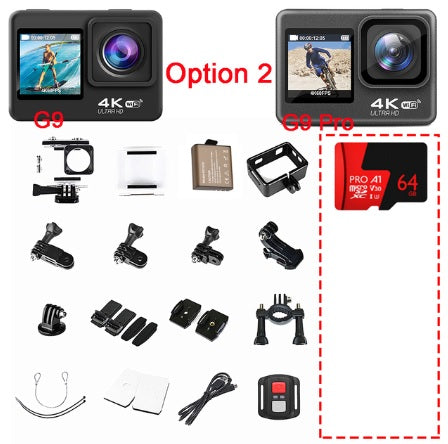 G9 & G9Pro Action Camera 4K 60FPS 24MP