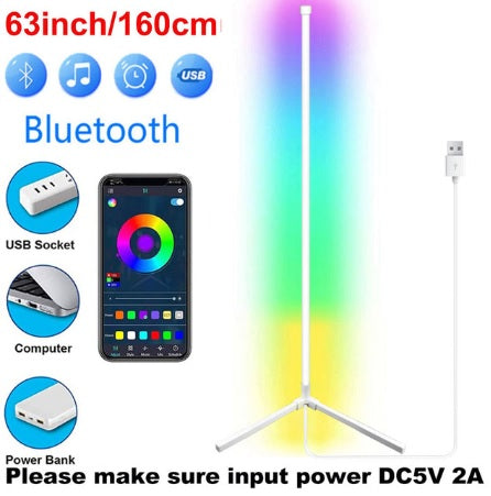 160cm Floor Lamp-Tuya Smart APP-RGB Interior Lighting