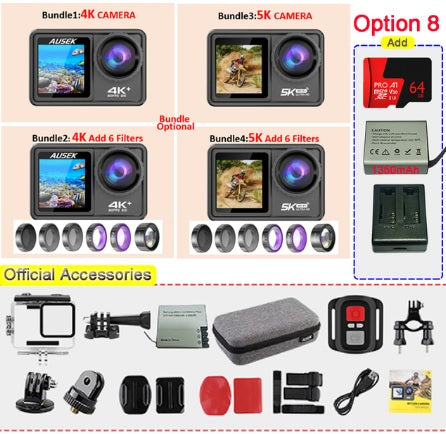 Action Camera 5K & 4K