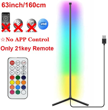 160cm Floor Lamp-Tuya Smart APP-RGB Interior Lighting